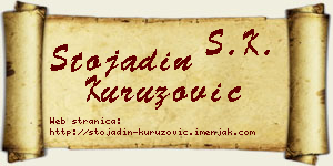 Stojadin Kuruzović vizit kartica